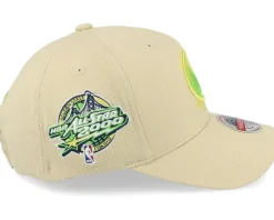 Hatstore Exclusive x Golden State Warriors Rust Classic Red Tan Adjustable - Mitchell & Ness