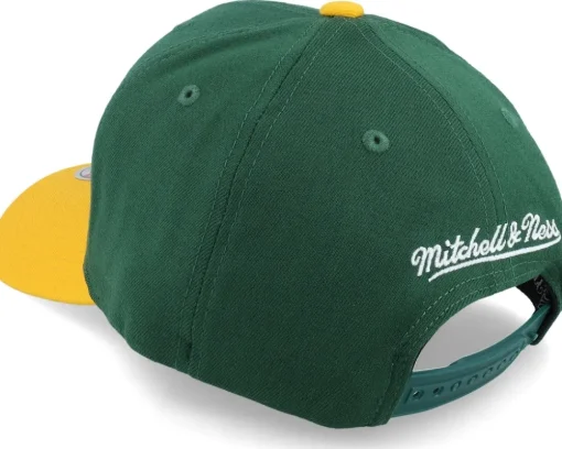 Hatstore Exclusive x Hatstore Exclusive x Pinscript Baseball Green/Yellow - Mitchell & Ness
