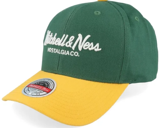 Hatstore Exclusive x Hatstore Exclusive x Pinscript Baseball Green/Yellow - Mitchell & Ness