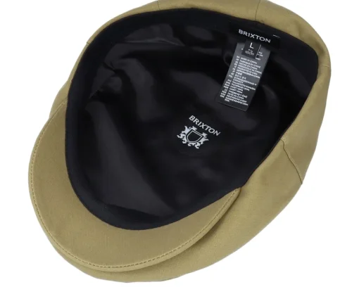 Hatstore Exclusive x Hooligan Army Green Flat Cap - Brixton