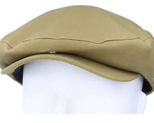 Hatstore Exclusive x Hooligan Army Green Flat Cap - Brixton