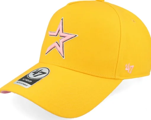 Hatstore Exclusive x Houston Astros Yellow Gold A-Frame Adjustable - 47 Brand