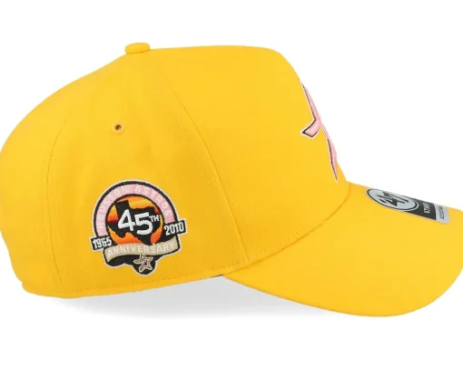 Hatstore Exclusive x Houston Astros Yellow Gold A-Frame Adjustable - 47 Brand