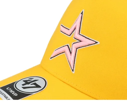 Hatstore Exclusive x Houston Astros Yellow Gold A-Frame Adjustable - 47 Brand