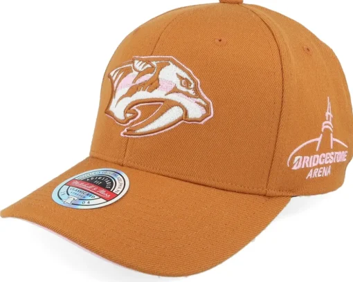 Hatstore Exclusive x Knockout Peach Adjustable - Mitchell & Ness
