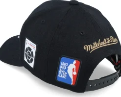 Hatstore Exclusive x Los Angeles Script & Patches Black Adjustable - Mitchell & Ness