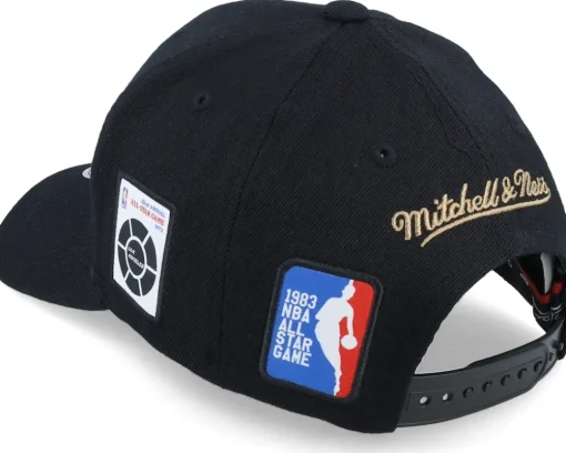 Hatstore Exclusive x Los Angeles Script & Patches Black Adjustable - Mitchell & Ness