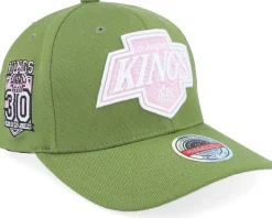 Hatstore Exclusive x Los Angeles Kings Classic Red Green/Pink Adjustable - Mitchell & Ness