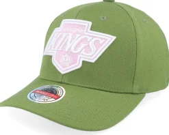 Hatstore Exclusive x Los Angeles Kings Classic Red Green/Pink Adjustable - Mitchell & Ness
