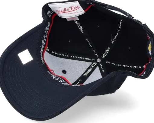 Hatstore Exclusive x Los Angeles Lakers Luxe Black Adjustable - Mitchell & Ness