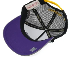Hatstore Exclusive x Los Angeles Lakers Iron Grey/Black Trucker - Mitchell & Ness