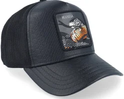 Hatstore Exclusive x Mamba #5 Black Snakeskin A-Frame Trucker - Goorin Bros.