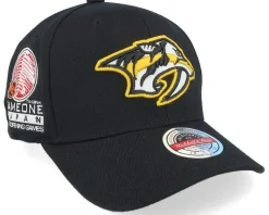 Hatstore Exclusive x Nashville Predators 2000 Game 1 Black Adjustable - Mitchell & Ness