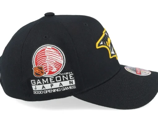 Hatstore Exclusive x Nashville Predators 2000 Game 1 Black Adjustable - Mitchell & Ness