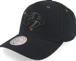 Hatstore Exclusive x Nashville Predators Engraved Black Adjustable - Mitchell & Ness