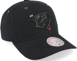 Hatstore Exclusive x Nashville Predators Engraved Black Adjustable - Mitchell & Ness