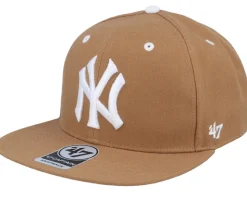 Hatstore Exclusive x New York Yankees Stadium Camel/White Snapback - 47 Brand