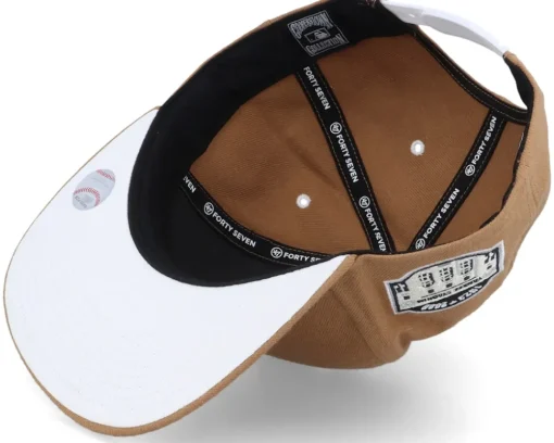 Hatstore Exclusive x New York Yankees Stadium Camel/White Snapback - 47 Brand