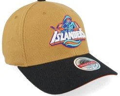 Hatstore Exclusive x New York Islanders Izing Brown/Black Adjustable - Mitchell & Ness