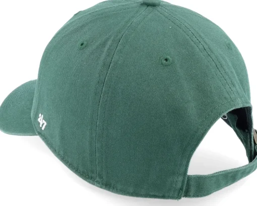 Hatstore Exclusive x Oakland Athletics Cooperstown Under Cleanup Dark Green Dad Cap - 47 Brand