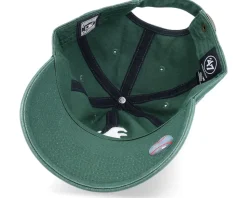Hatstore Exclusive x Oakland Athletics Cooperstown Under Cleanup Dark Green Dad Cap - 47 Brand