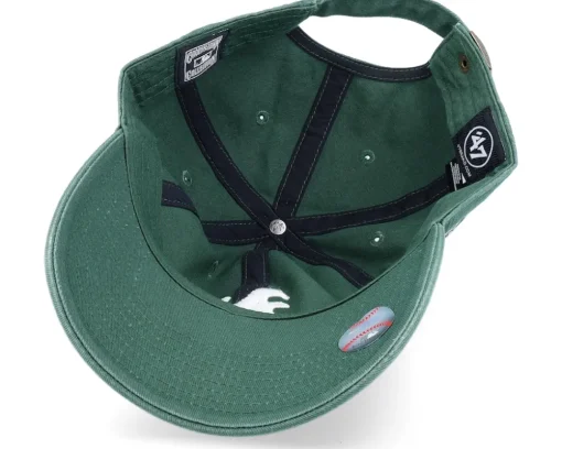 Hatstore Exclusive x Oakland Athletics Cooperstown Under Cleanup Dark Green Dad Cap - 47 Brand