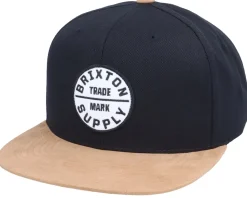 Hatstore Exclusive x Oath III Black/Suede Snapback - Brixton