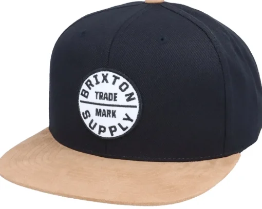 Hatstore Exclusive x Oath III Black/Suede Snapback - Brixton