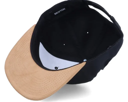 Hatstore Exclusive x Oath III Black/Suede Snapback - Brixton