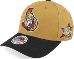 Hatstore Exclusive x Ottawa Senators Izing Snapb Brown/Black Adjustable - Mitchell & Ness