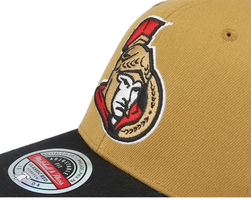 Hatstore Exclusive x Ottawa Senators Izing Snapb Brown/Black Adjustable - Mitchell & Ness