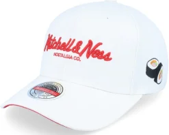 Hatstore Exclusive x Pinscript Sushi White Adjustable - Mitchell & Ness