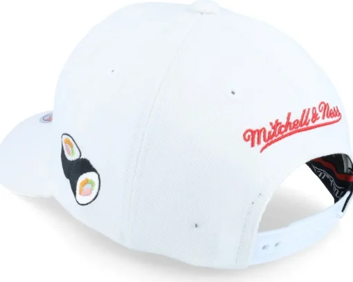 Hatstore Exclusive x Pinscript Sushi White Adjustable - Mitchell & Ness