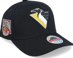 Hatstore Exclusive x Pittsburgh Penguins Eastern Conference Patch Black Adjustable - Mitchell & Ness