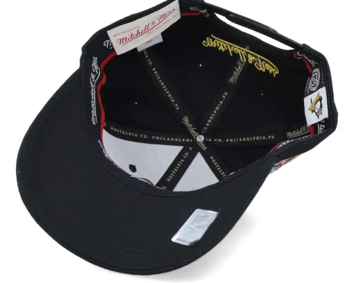 Hatstore Exclusive x Pittsburgh Penguins Eastern Conference Patch Black Adjustable - Mitchell & Ness