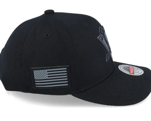 Hatstore Exclusive x Pittsburgh Penguins Black Flag Black Adjustable - Mitchell & Ness