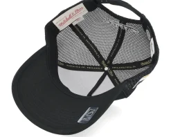 Hatstore Exclusive x Pittsburgh Penguins Legendary Black A-frame Trucker - Mitchell & Ness