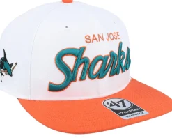 Hatstore Exclusive x San Jose Sharks Script Snapback - 47 Brand