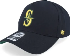 Hatstore Exclusive x Seattle Mariners Coops Sure Shot Mvp Dt Black A-frame Adjustable - 47 Brand