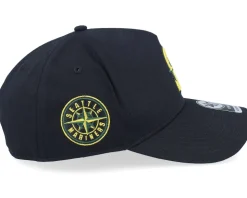 Hatstore Exclusive x Seattle Mariners Coops Sure Shot Mvp Dt Black A-frame Adjustable - 47 Brand