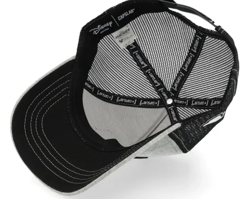 Hatstore Exclusive x Steamboat Willie Disney Mickey Mouse Grey/Black Trucker - Capslab