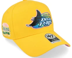 Hatstore Exclusive x Tampa Bay Rays Dua Yellow Gold A-Frame Adjustable - 47 Brand