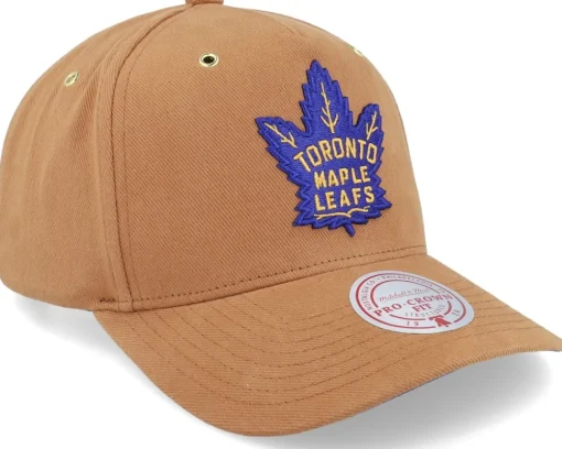 Hatstore Exclusive x Toronto Maple Leafs Börje Salming #21 NHL Tan Adjustable - Mitchell & Ness
