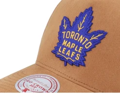 Hatstore Exclusive x Toronto Maple Leafs Börje Salming #21 NHL Tan Adjustable - Mitchell & Ness