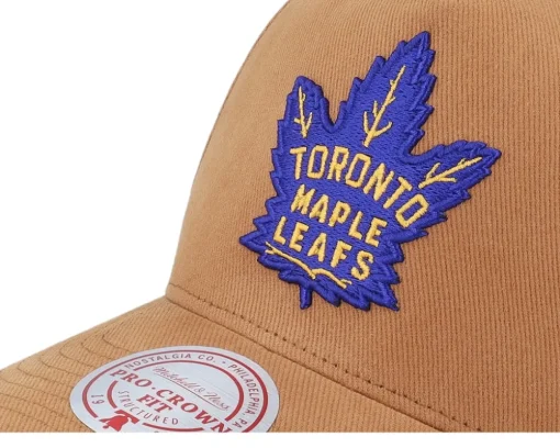 Hatstore Exclusive x Toronto Maple Leafs Börje Salming #21 NHL Tan Adjustable - Mitchell & Ness