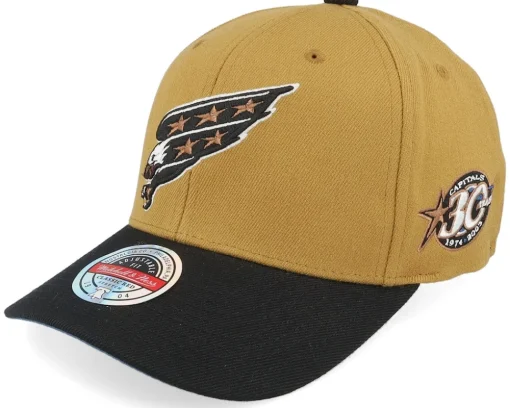 Hatstore Exclusive x Washington Capitals Izing Brown/Black Adjustable - Mitchell & Ness