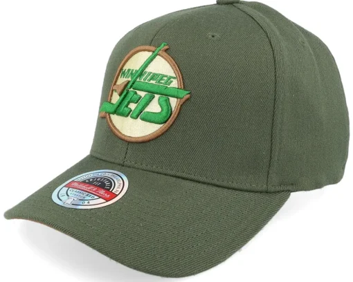 Hatstore Exclusive x Winnipeg Jets 2019 Heritage Classic Green Adjustable - Mitchell & Ness