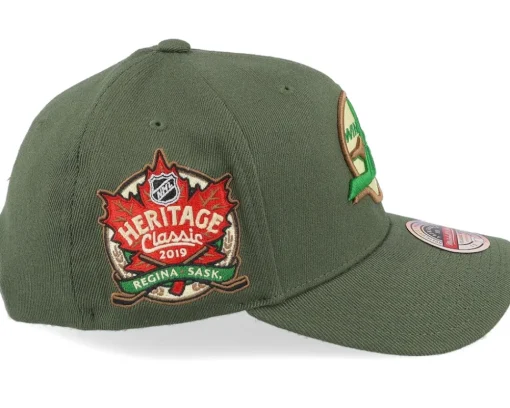 Hatstore Exclusive x Winnipeg Jets 2019 Heritage Classic Green Adjustable - Mitchell & Ness