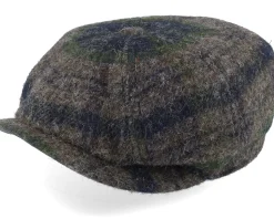 Hatteras Beeswax Grey/Navy/Green Flatcap - Stetson