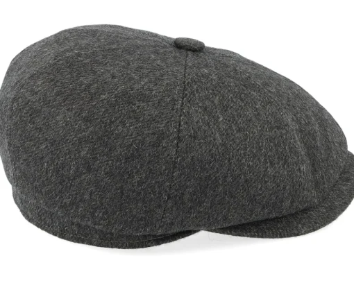 Hatteras Cashmere Navy Flat Cap - Stetson